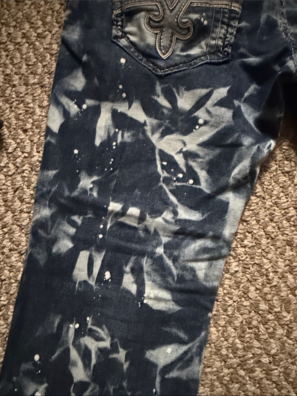 Rock Revival Men's Cael Alt Straight Jeans. Size: 36W/32.5L/18.5Inseem - Picture 9 of 11